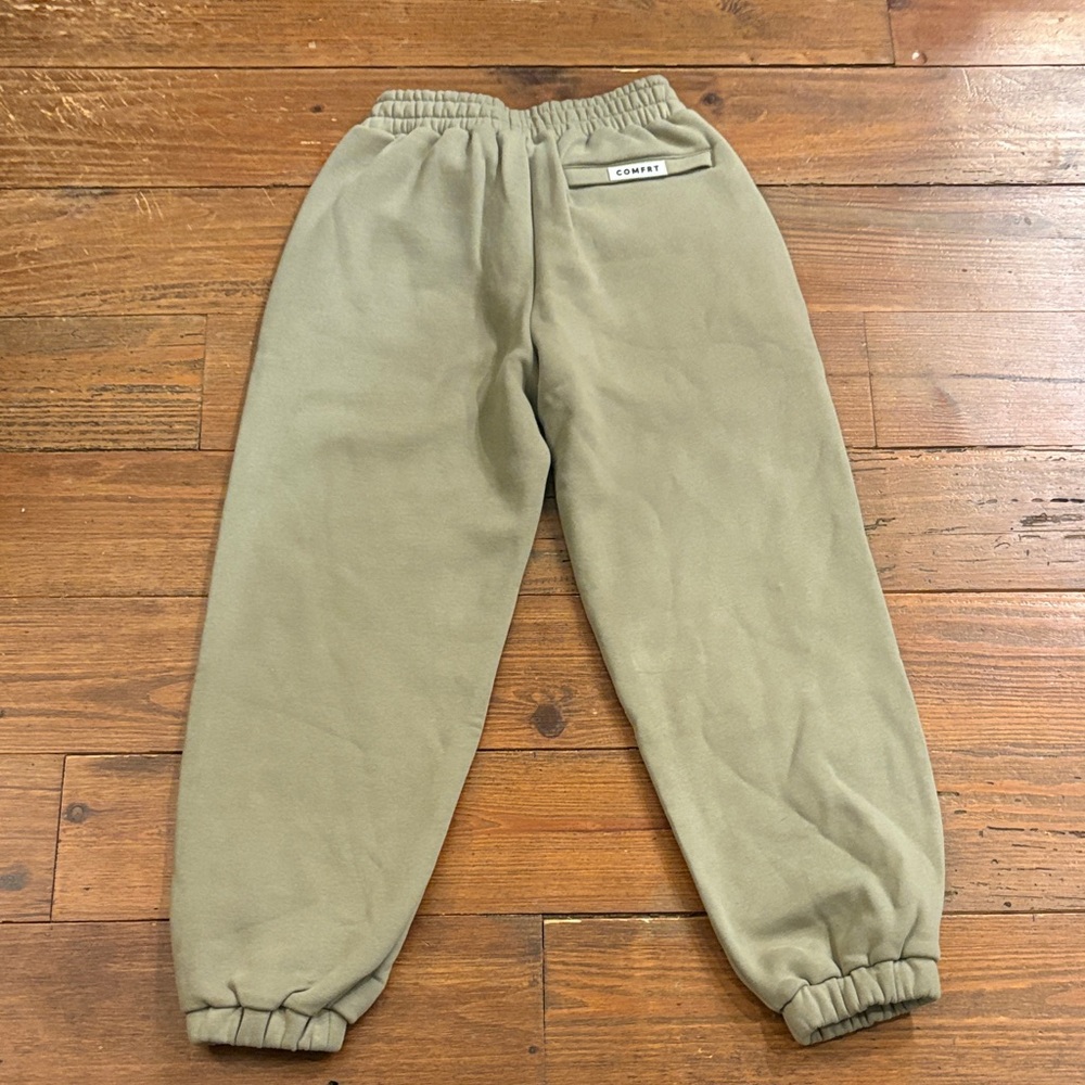 Comfrt olive green joggers - Picture 4 of 5